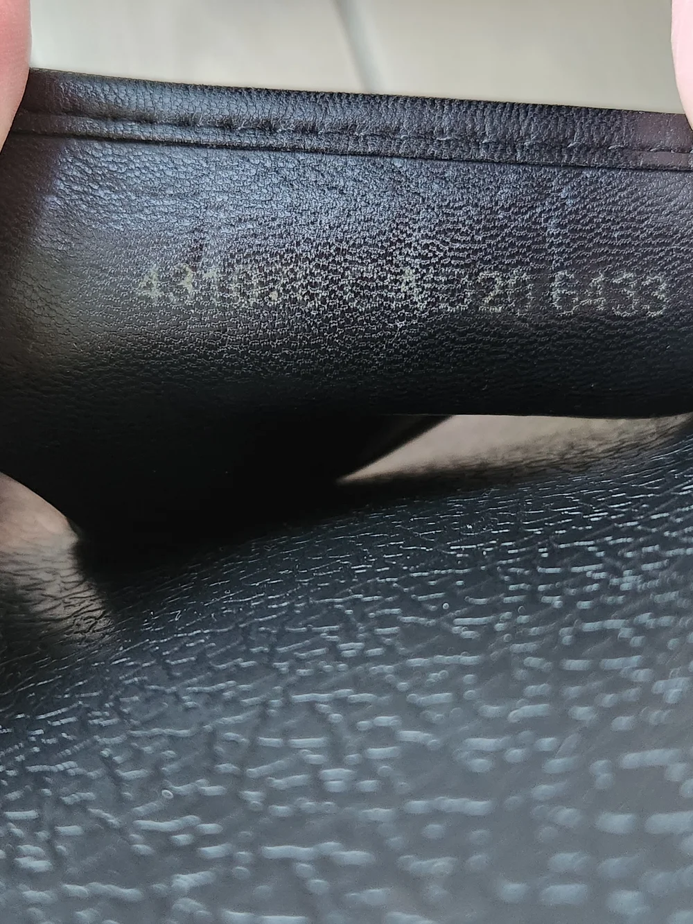 Gucci Men's Size 46 Size 12 Black Embossed GG Leather Slide Sandal Italy Luxury